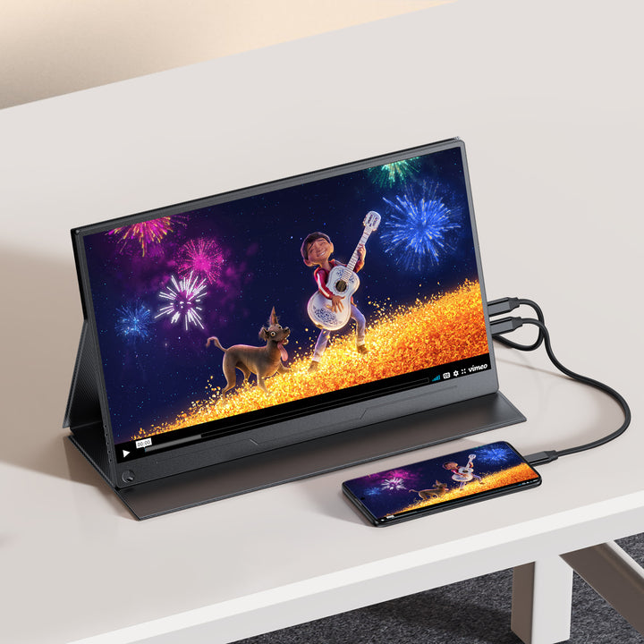 EVICIV EV-1506｜15.6インチ モバイルモニター｜USB-C対応｜初心者向け｜持ち運び便利｜VESA対応