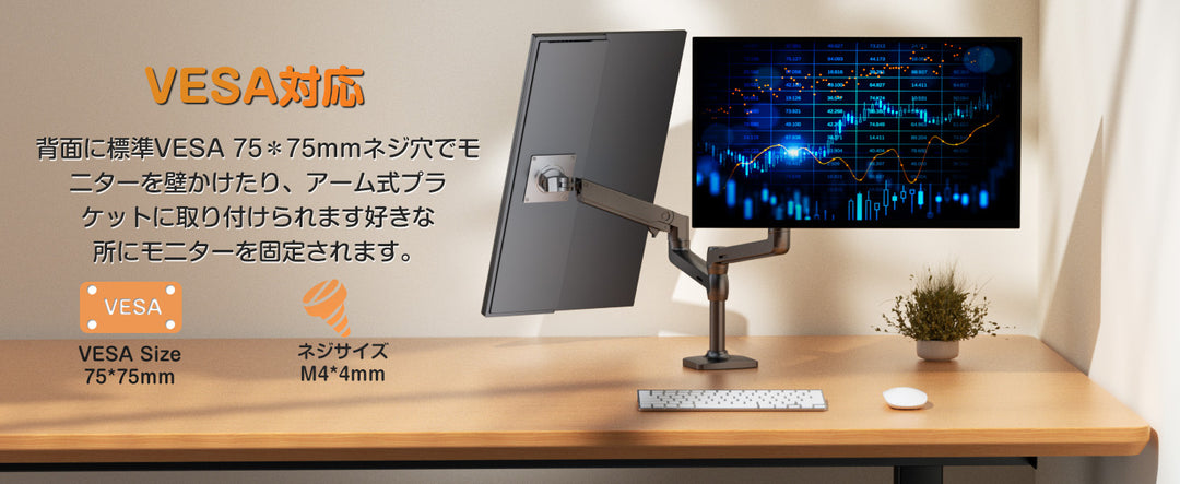 EVICIV M220T01 22インチ 2K モバイルモニター｜USB-C対応・ノングレアIPS・VESAマウント付き